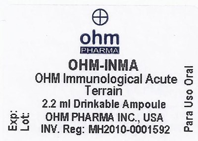 Ampoule Label (Ohm Inma Amp)
